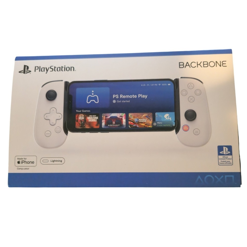 Backbone One BB-02-W-S v4 White PlayStation Mobile Gaming Controller For‎ iPhone